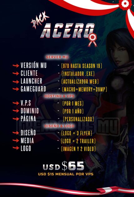 PACK ACERO