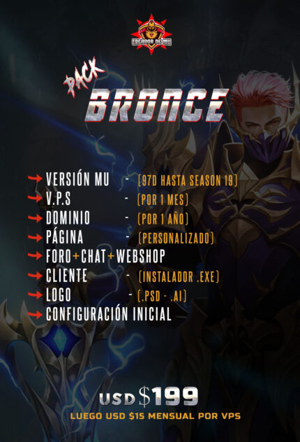 PACK BRONCE mu online