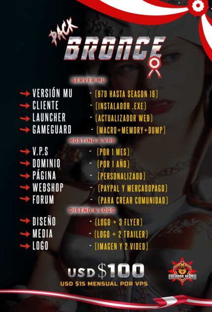 PACK BRONCE